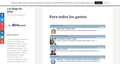 Desktop Screenshot of blogs.deia.com